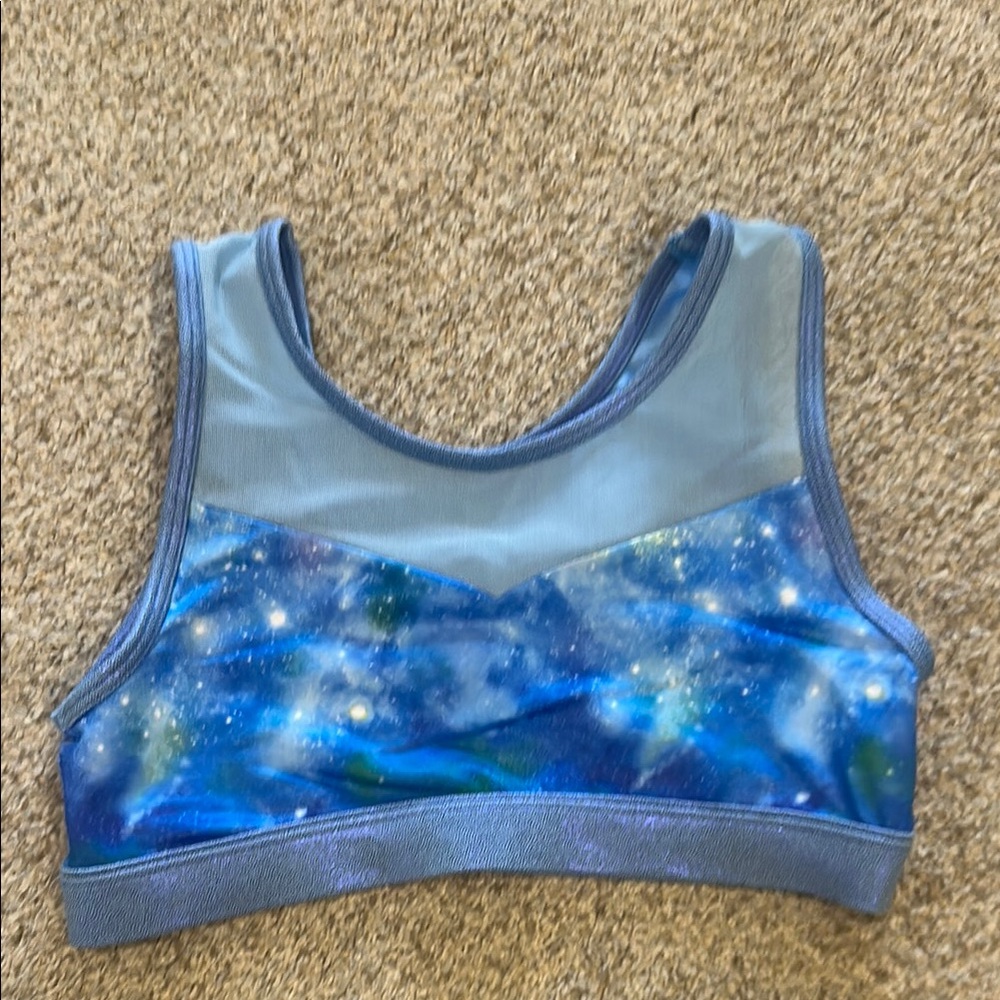 Blue Galaxy Kids Swim Top
